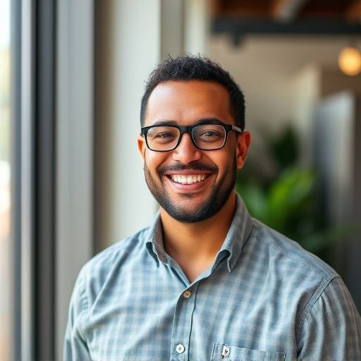 Successful student testimonial: Robert Johnson, smiling, after being hired as a Project Manager.